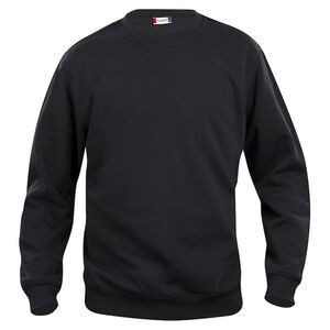Clique Unisex Adult Basic Round Neck Sweatshirt / Black